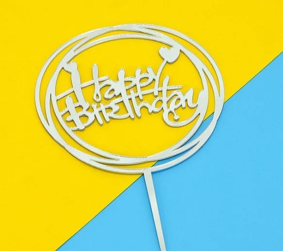 Happy Birthday Cake Toppers